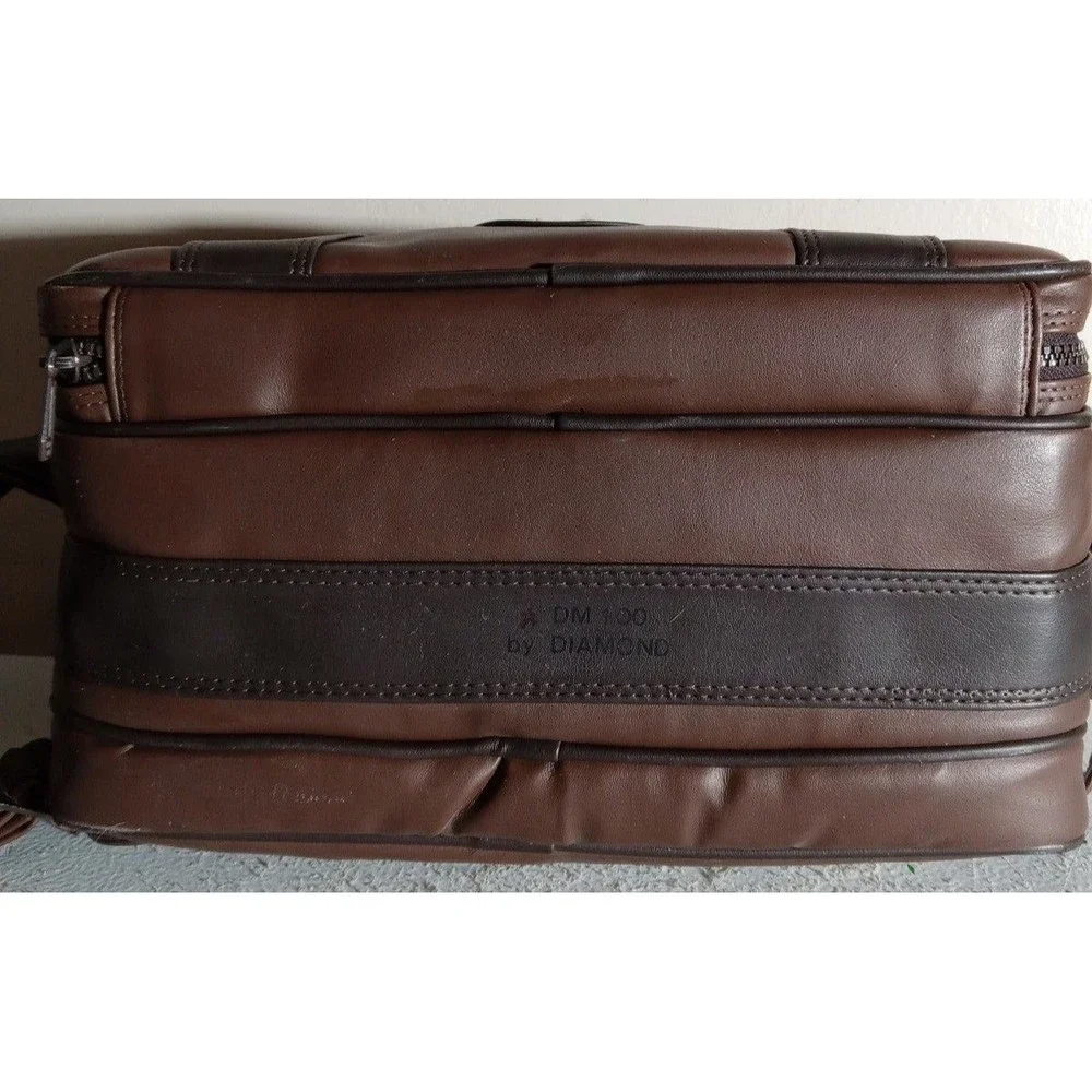 Vintage Diamond 100 Leather Camera Bag